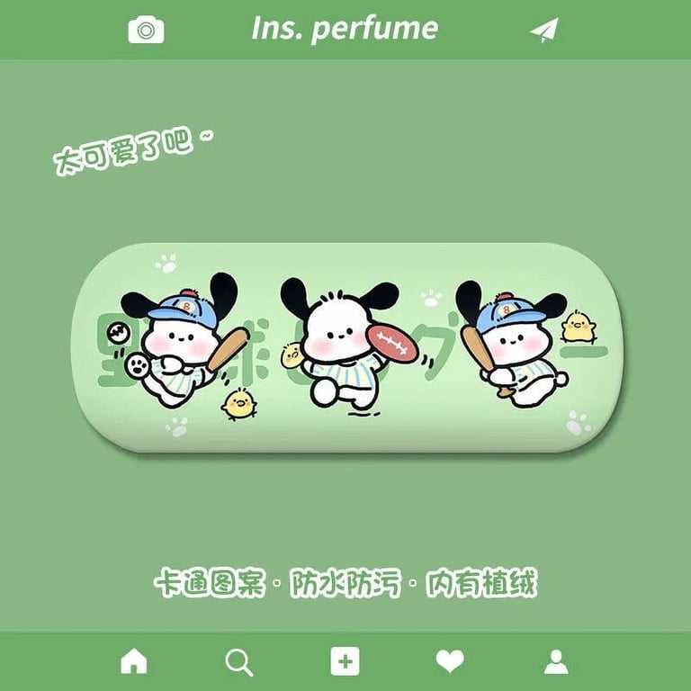 Sanrio pochacco eyeglasses case Pochacco Glasses Case with Eyeglass cleaning cloth Sanrio  main image 4