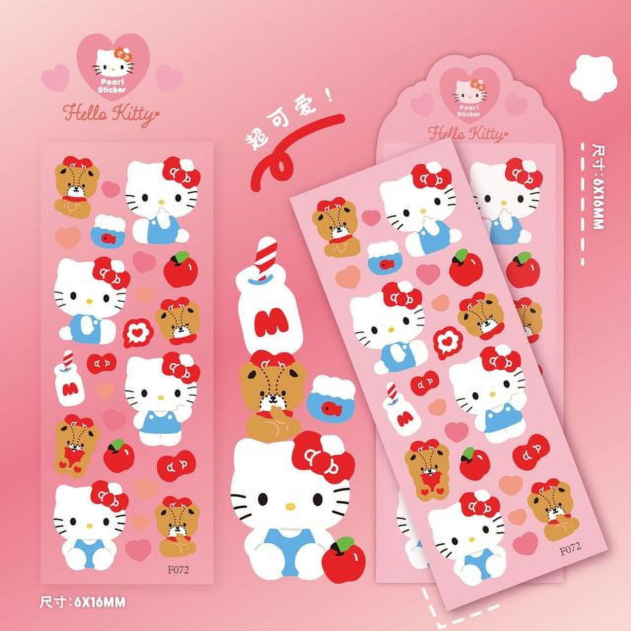 Sanrio Cinnamoroll Mymelody HelloKitty Kuromi Cartoon Love Glitter