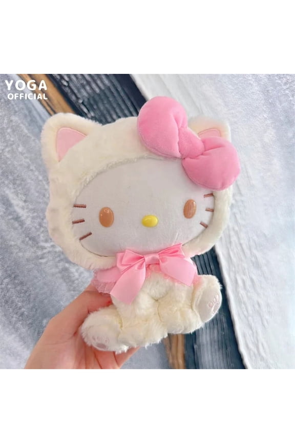 Sanrio Cinnamoroll Plush Key Chains 10/20cm Hello KittyPlush Doll Kuromi Bag Pendant Cartoon Accessories Children Birthday Gift