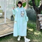Sanrio Cinnamoroll Pochacco Kawaii Cartoon Rain Coat Fashion Women's Raincoat Adult Camping Reusable Poncho Rainwear Girls Gift
