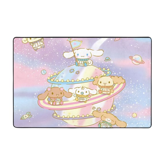 Sanrio Cinnamoroll Rugs Washable Cover Floor Rug Carpets Bathroom Decorations For Kitchen Bedroom Indoor 72"X48"
