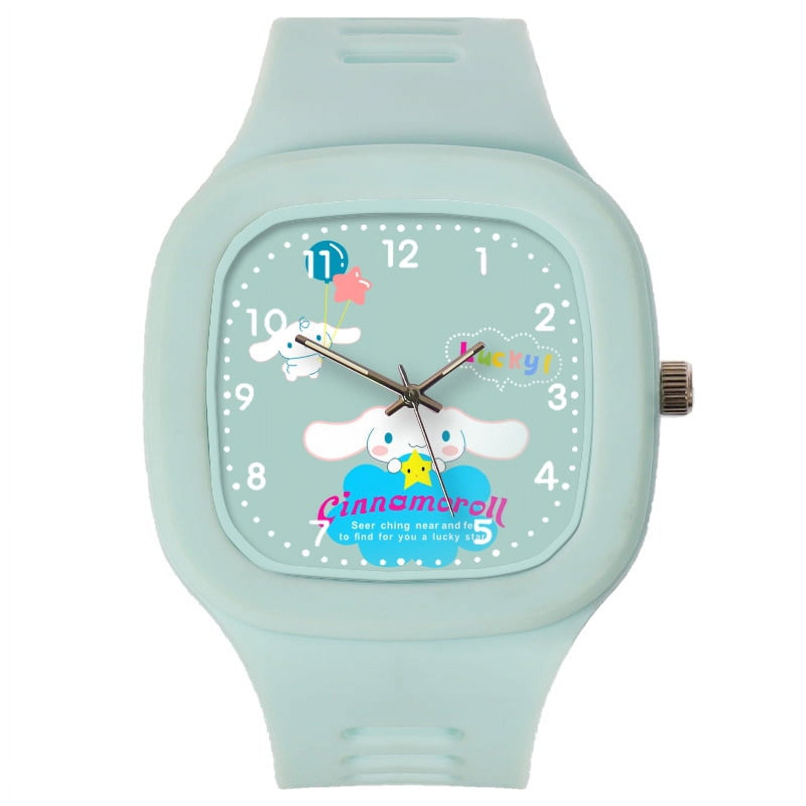 Sanrio Cinnamoroll Watch Kawaii Hello Kitty Kuromi Anime Cartoon Casual  Quartz My Melody WristWatch Girls Children Birthday Gift