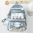 thumbnail image 1 of Sanrio Cinnamoroll by YC Girl's Large Capacity School Backpack, Blue, 1 of 14