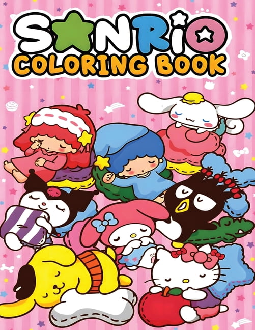 Sanrio Coloring Book: Unleash Your Creativity Fun and Unique My Melody ...