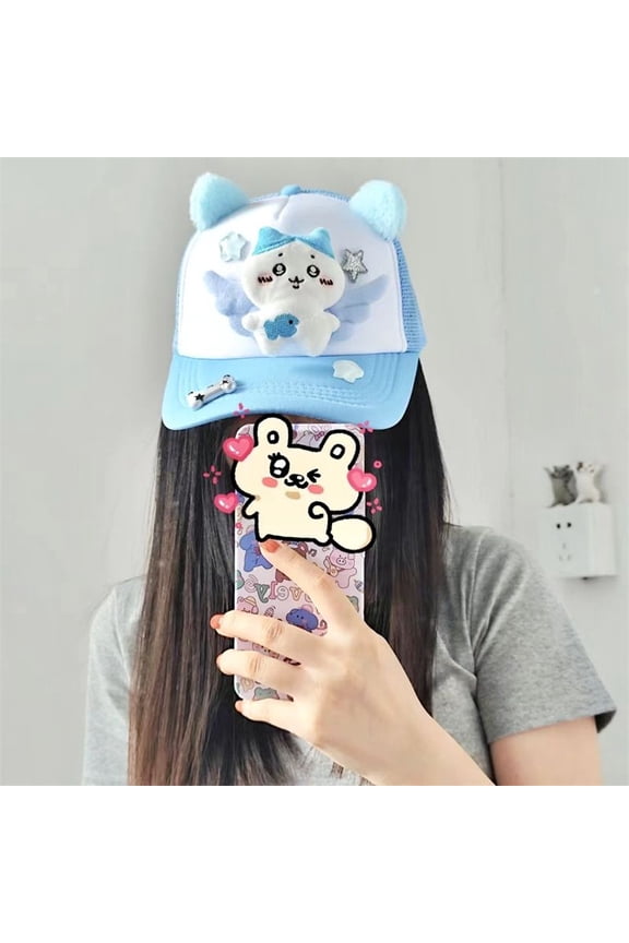 Sanrio Cute Cartoon Chiikawa Baseball Hat Wings Japanese Duck Tongue Hat Sunshade and Sun Protection Friends and Family Gifts