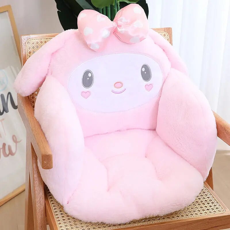 Sanrio Cute Cinnamon Roll Kulomi Small Sofa Plush Fully Surrounded Warm Cartoon Anime Cushion Office Chair Cushion Cushion Walmart