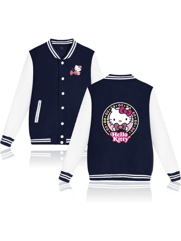 Sanrio Cute Hello Kitty Jacket Autumn Coat Streetwear Gift