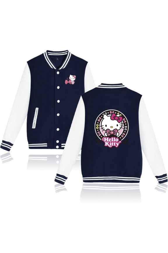 Sanrio Cute Hello Kitty Jacket Autumn Coat Streetwear Gift