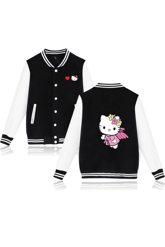 Sanrio Cute Hello Kitty Jacket Autumn Coat Streetwear Gift