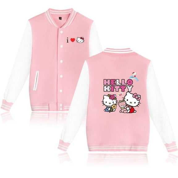 Sanrio Cute Hello Kitty Jacket Autumn Coat Streetwear Gift