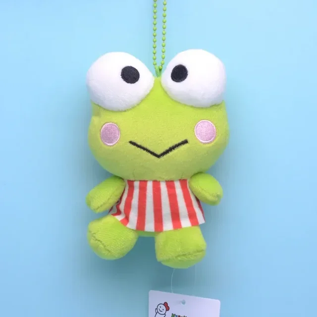 Sanrio Cute Kero Kero Keroppi Plush Doll Backpack Pendant Anime Cartoon