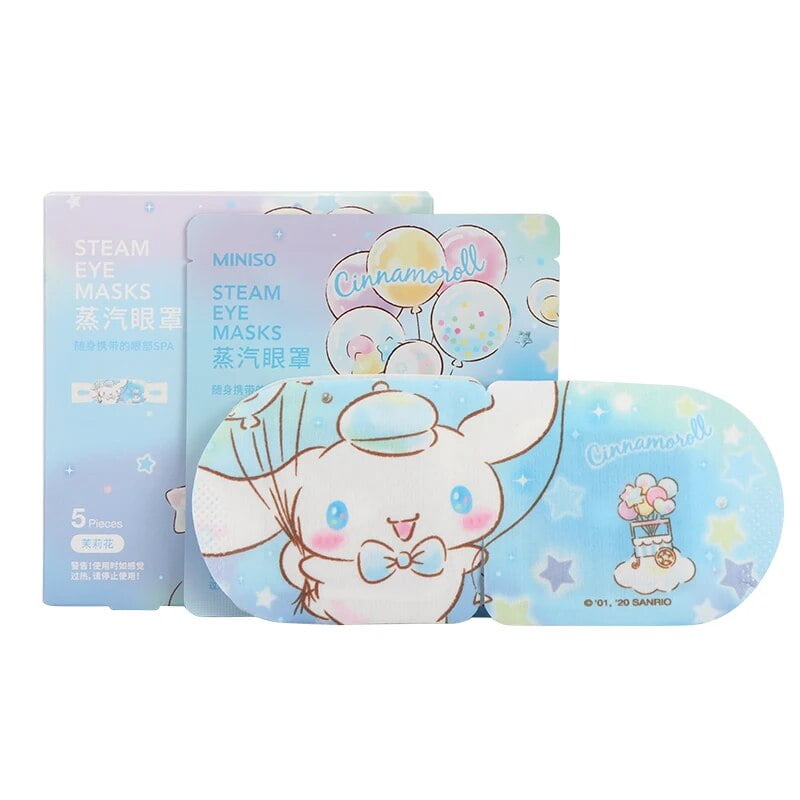 Sanrio Dream Steam Eye Mask With Various Floral Fragrances To Relieve ...