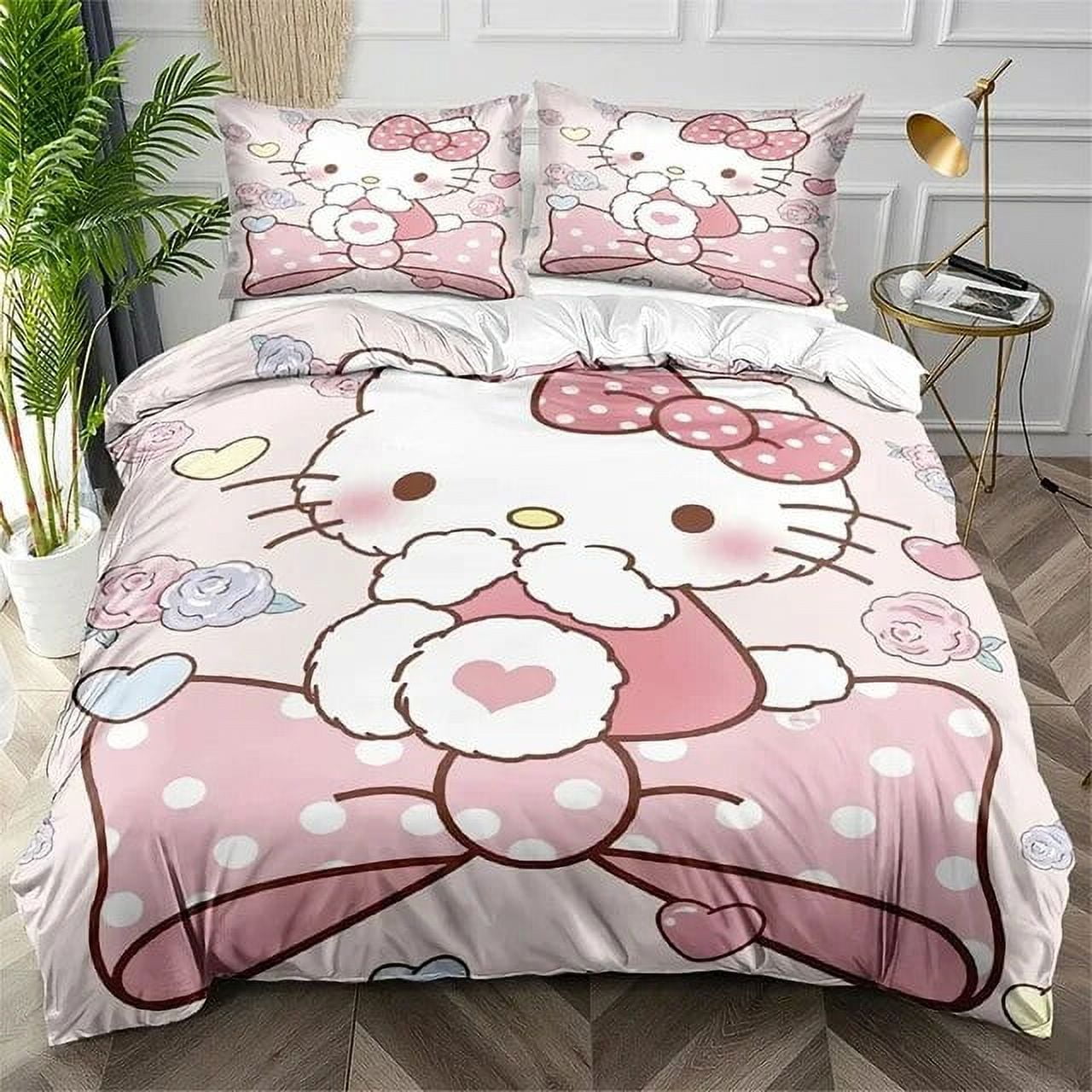 Sanrio Duvet Cover Set Hello Kitty Bedding Set Cartoon Cinnamoroll ...