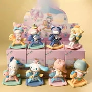 Sanrio Figure Original Hello Kitty Kuromi Room Decor Cinnamoroll Anime Figures My Melody Hobby Collection for Christmas Gift