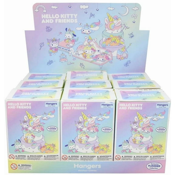 Sanrio Flocked Collection Hangers Mystery Box [9 Packs]