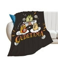 thumbnail image 1 of Sanrio GUDETAMA Throw Blanket Cute Flannel for Boys Girls Men Women, 1 of 7