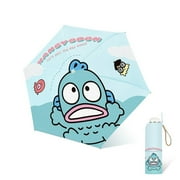 Sanrio Genuine Ugly Fish Hanton Umbrella Sunshade Sunscreen Black Glue UV Resistance Manual Lightweight Wind Resistant Umbrella