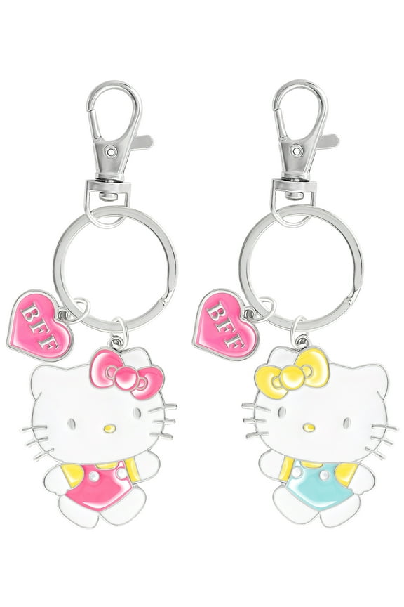 - Girl's Hello Kitty & Mimmy BFF Keychain Charm Set of 2