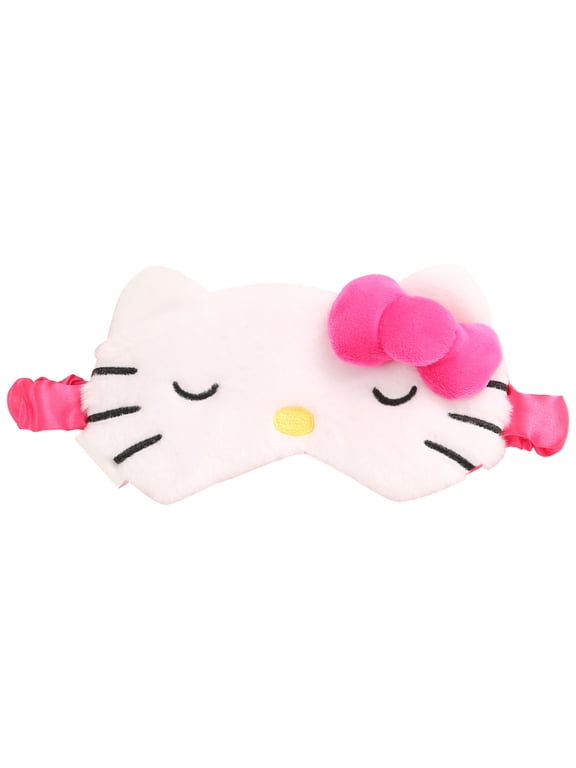 - Girl's Hello Kitty Soft & Comfy Plush Pink Sleep Eye Mask