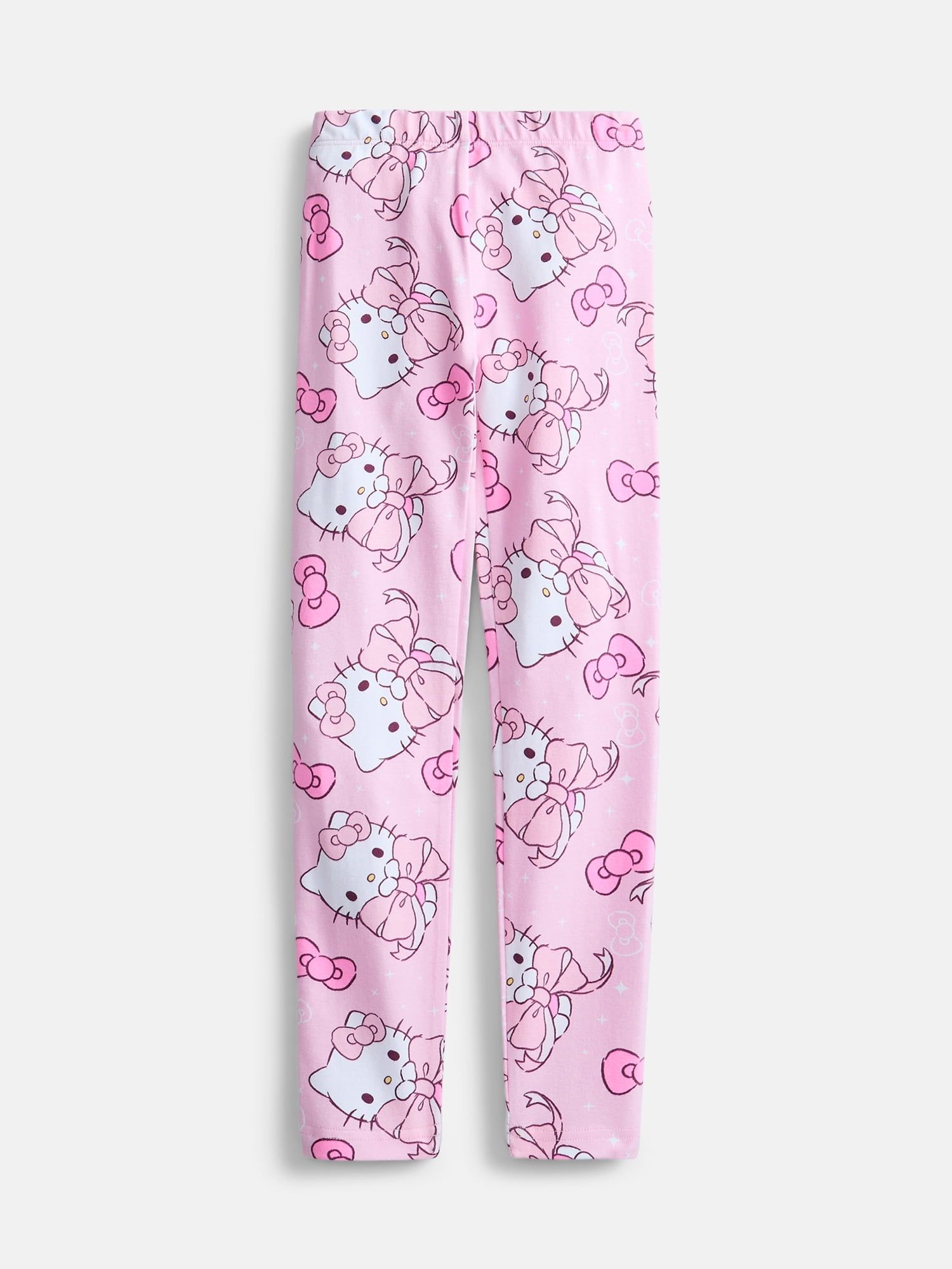 Sanrio Girls' Hello Kitty Bows Graphic Leggings, Sizes 4-16