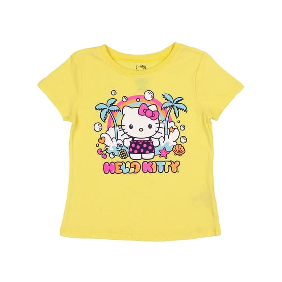 Sanrio Girls' Hello Kitty Graphic T-Shirt (Toddler & Little Girls)