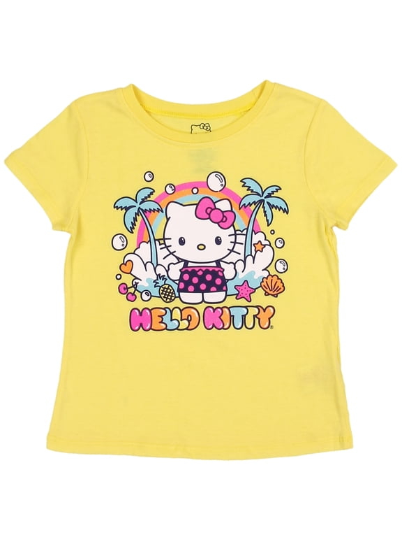 Sanrio Girls' Hello Kitty Graphic T-Shirt (Toddler & Little Girls)