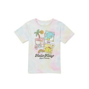 Sanrio Girls Hello Kitty and Friends, Crew Neck, Short Sleeve, Graphic T-Shirt, Sizes 4-16