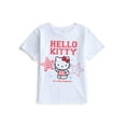 thumbnail image 1 of Sanrio Girls Hello Kitty Americana Patriotic Graphic Tee with Short Sleeves, Sizes 4-16, 1 of 7