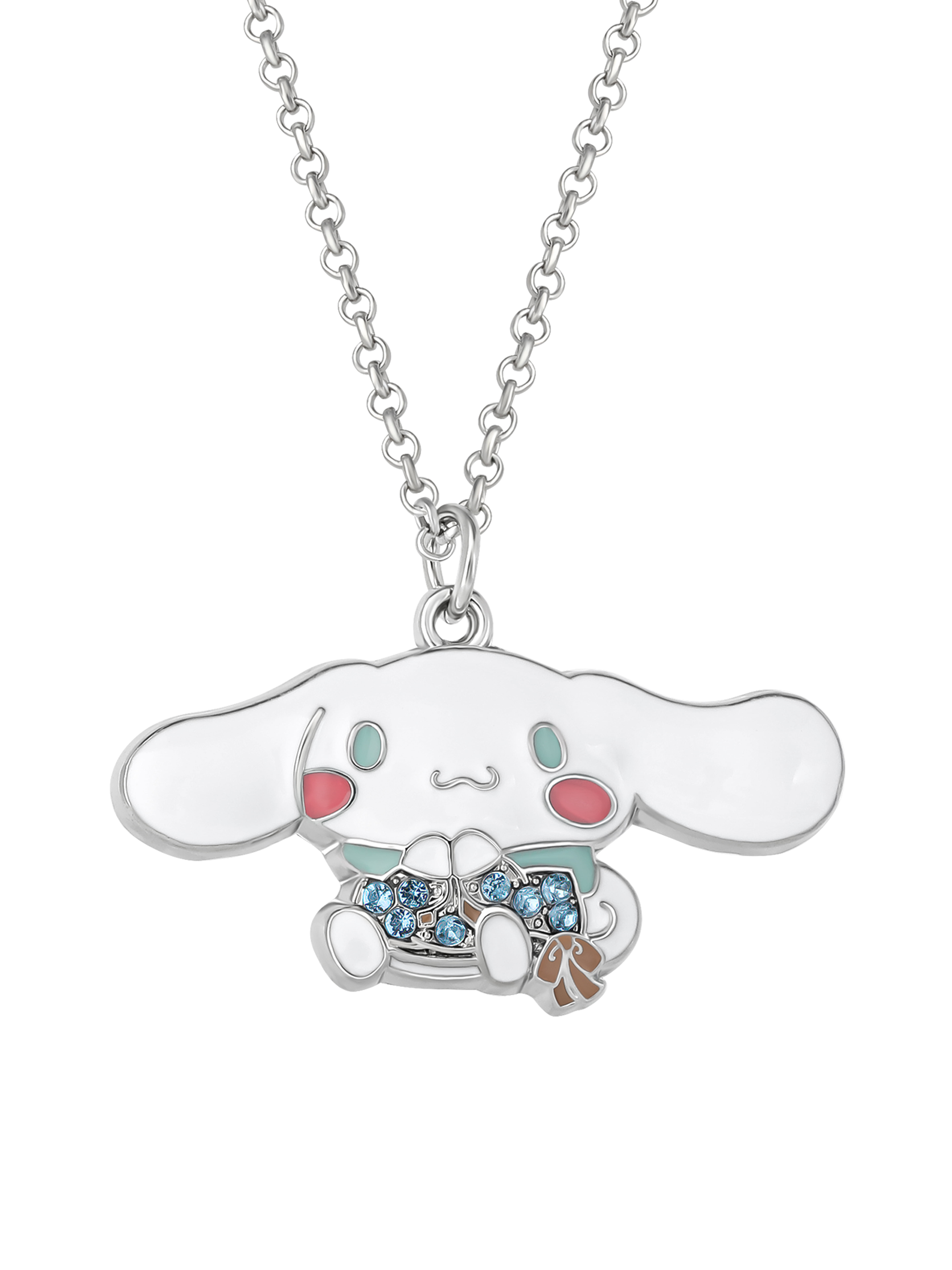 Sanrio Girls/Tween Cinnamoroll Pendant, 16" Chain + 3" Extender