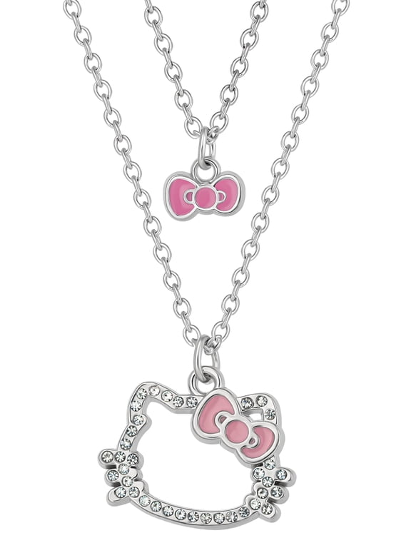 Girls/Tween Hello Kitty Bow Double Necklace