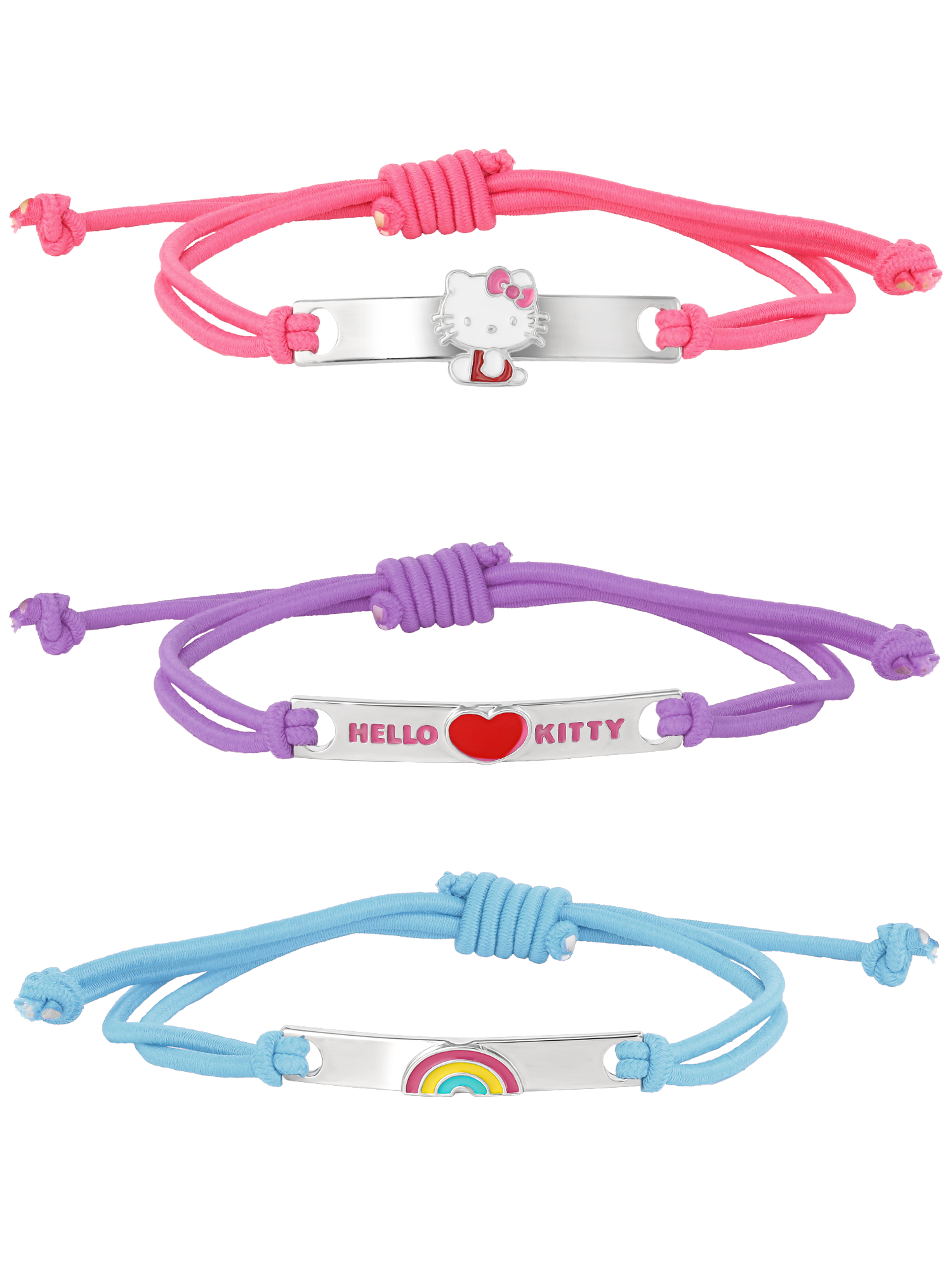 Sanrio Girls/Tween Hello Kitty Cord Bracelet Set of 3