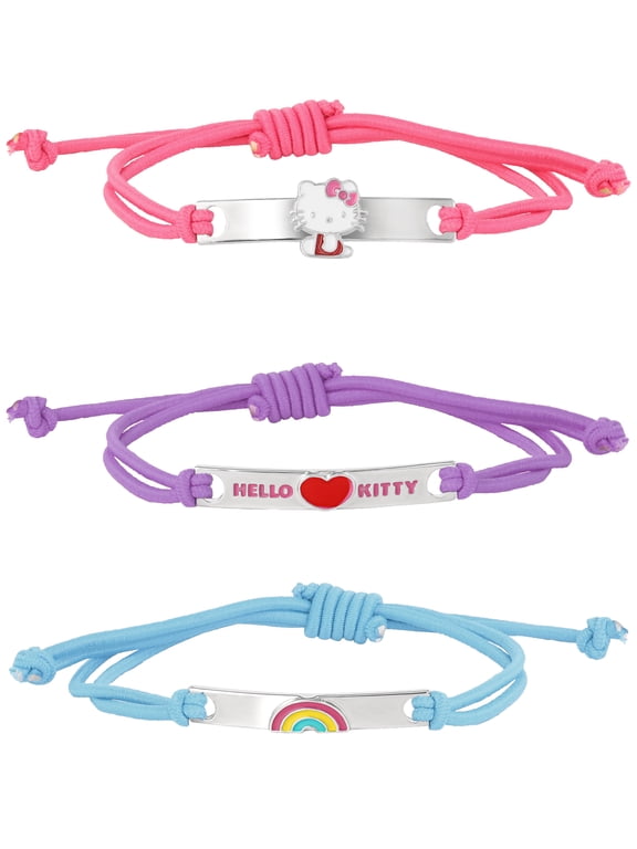 Girls/Tween Hello Kitty Cord Bracelet Set of 3