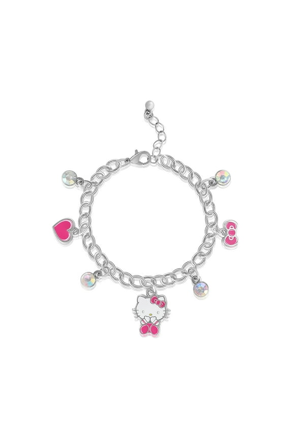 Girls/Tween Hello Kitty Girls Charm Bracelet 6.5" + 1
