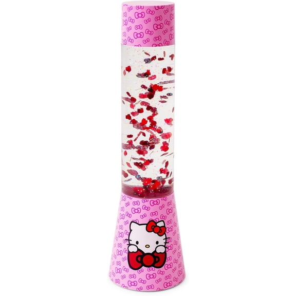 Sanrio Glitter Motion Mood Light | Nightstand Table Lamp for Bedroom, Desk | 12 Inches Tall