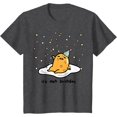 thumbnail image 1 of Sanrio Gudetama the Lazy Egg It's Meh my Birthday Confetti Party Youth T-Shirt for Boy Girl Kids Toddler, Dark Heather Color, Size YXL, 1 of 4
