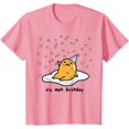 thumbnail image 1 of Sanrio Gudetama the Lazy Egg It's Meh my Birthday Confetti Party Youth T-Shirt for Boy Girl Kids Toddler, Light Pink Color, Size YXS, 1 of 4