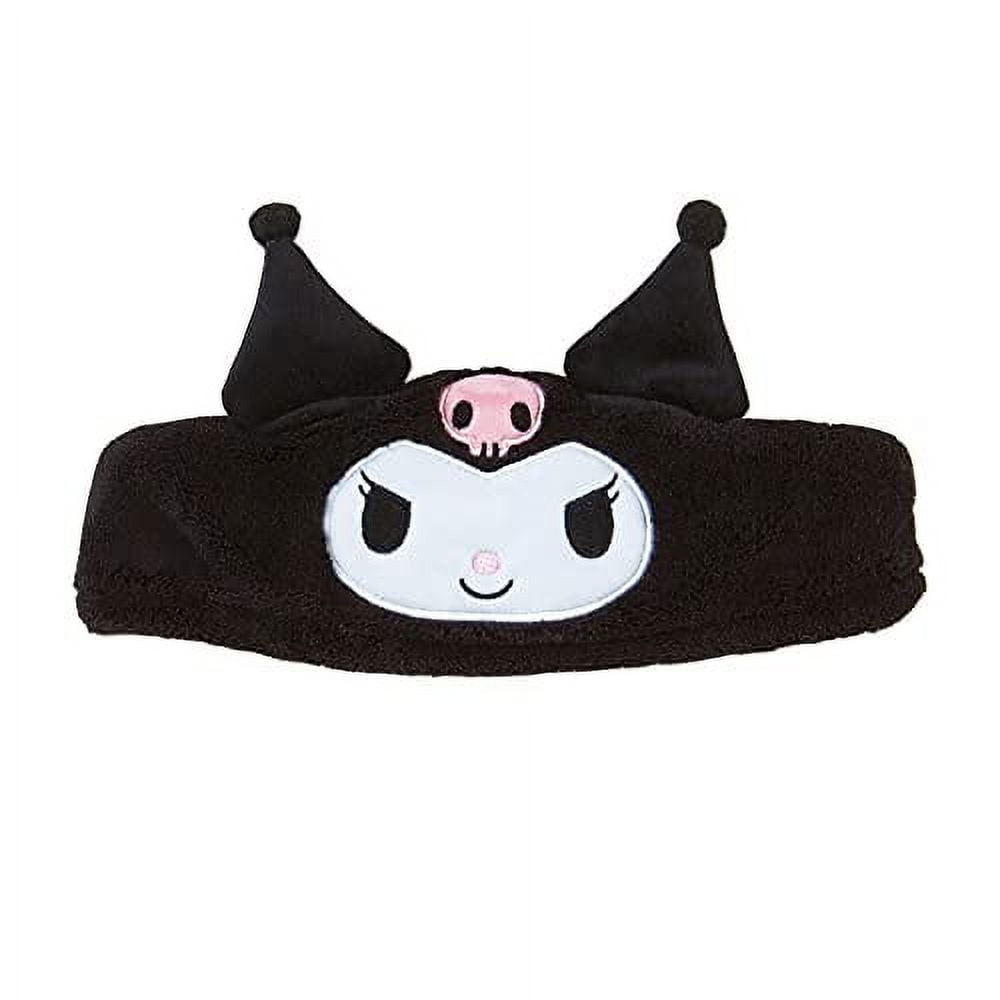 Sanrio Hair Band Hair Turban Headband Black Kuromi Kuromi Face Wash Makeup Free Size Girl Character 986216 SANRIO