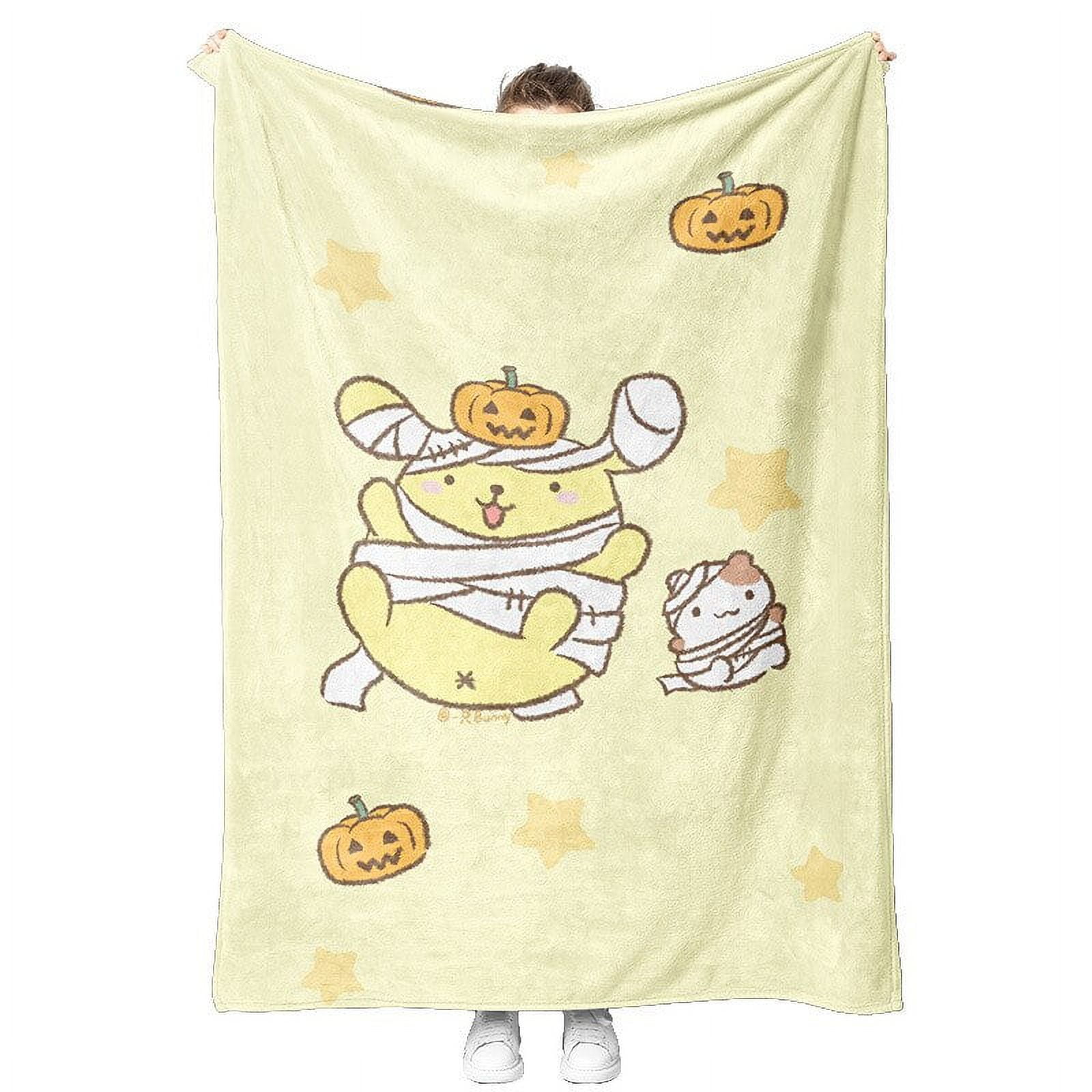 Sanrio Halloween Ghost Hello Kitty Plush Cartoon Large Flannel Blanket ...