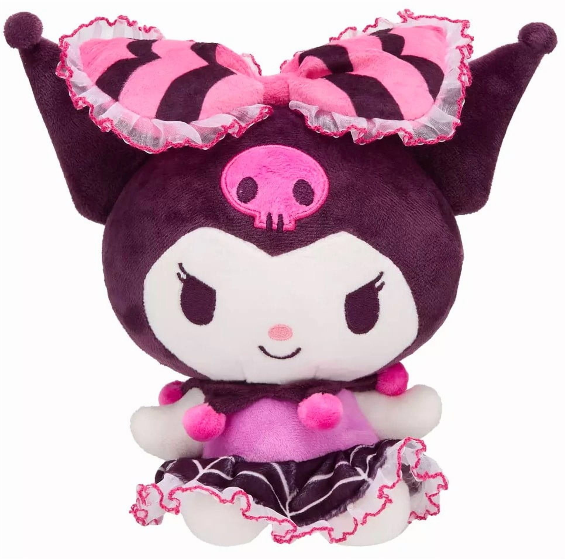 Sanrio Halloween Kuromi Plush (Spiderweb Dress) - Walmart.com