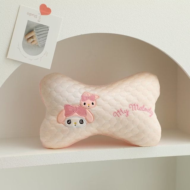 Sanrio Hangyodon Kuromi Cartoon Car Headrests Car Neck Protection