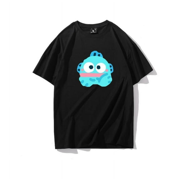 Sanrio Hangyodon Tee Cartoon Anime Short Sleeves Star Kirbys Children T-Shirt Kawaii Cute Girl Top Long Sleeve Kid Clothes