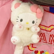 Sanrio Hello Kitty 10cm Plushie Plush Doll Stuffed Cartoon Schoolbag Pendant Gift Small Ornament Plush Girl Gift Spotify Premium