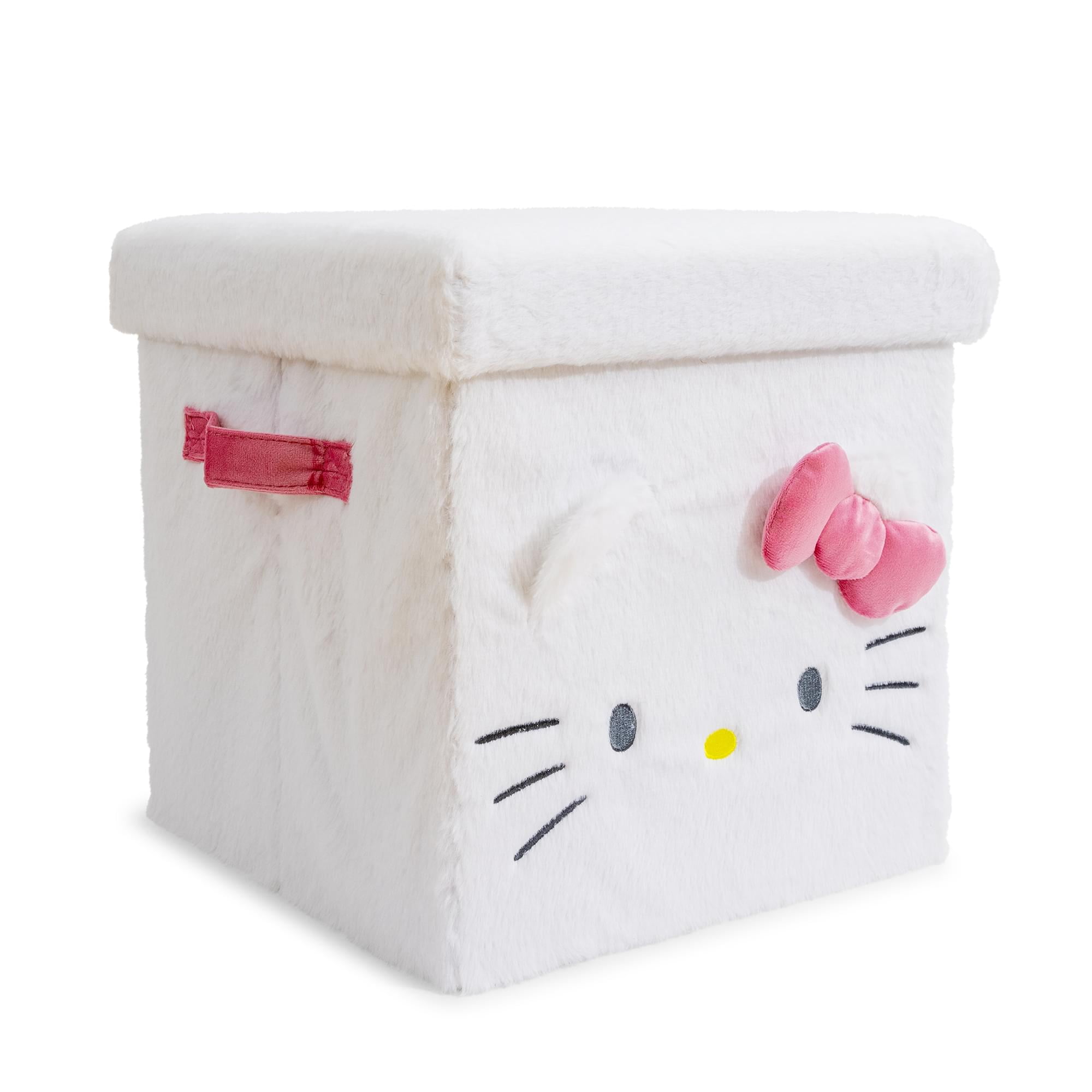 Sanrio Hello Kitty 13 x 13 Inch Plush Storage Cube - Walmart.com