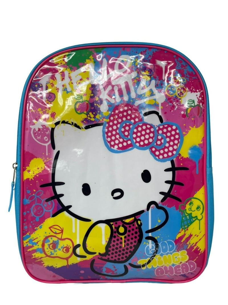 hello kitty large backpack 16 inch (Cake) Backpack LA built backpacks yet SANRIO Hello Kitty Travel Backpack,Multi-Pocket