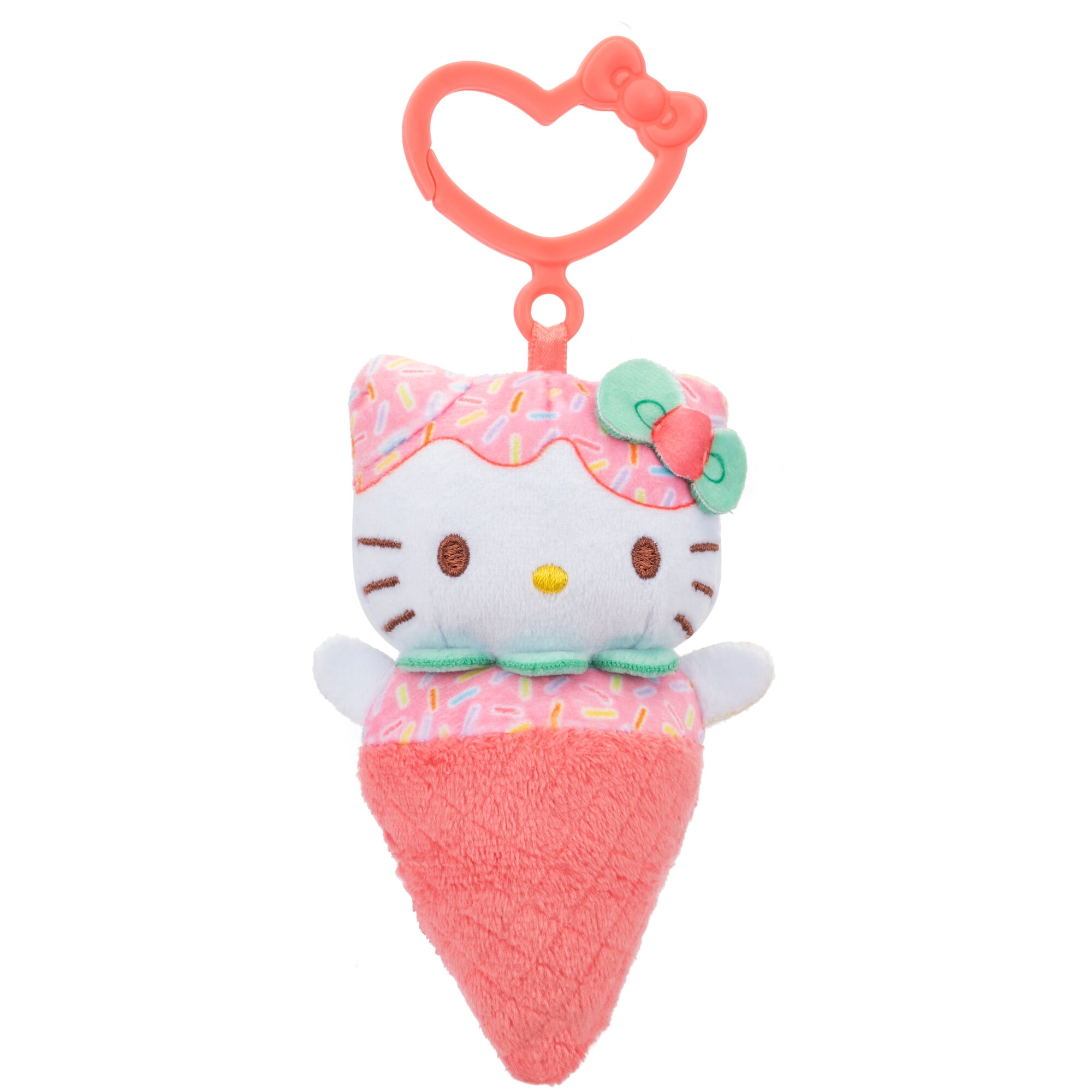 公*o様 Hello Kitty ストラップ2個セット Sanrio Hello Kitty 4 inch Clip-On Plush - Ice Cream Themed