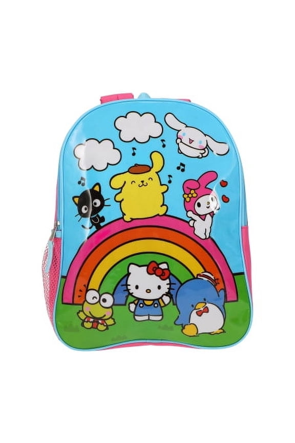 Hello Kitty And Friends "Over The Rainbow" Children's Pink Backpack