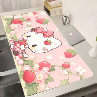 Sanrio  Hello Kitty Anime H-Hello K-Kitty Mouse Pad Gaming Abstract Large 800x400mm  latest MouseMat Gamer XXL Mause Carpet PC Desk