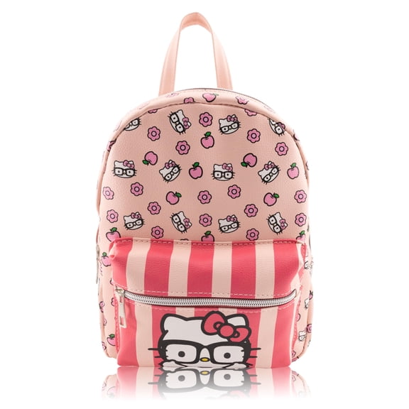 Sanrio Hello Kitty Backpack for Women, Men, Unisex  Cute PU Leather 10" Hello Kitty Mini Backpack Purse Shoulder Purse  Hello Kitty Bag and Hello Kitty Accessories