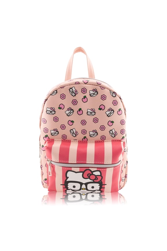 Sanrio Hello Kitty Backpack for Women, Men, Unisex Cute PU Leather 10" Hello Kitty Mini Backpack Purse Shoulder Purse Hello Kitty Bag and Hello Kitty Accessories