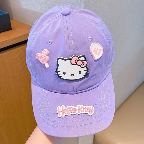 Sanrio Hello Kitty Baseball Cap Cute Style Cartoon Cap Sun Hat Gifts